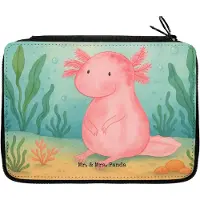 Mr. & Mrs. Panda Bleistiftetui Axolotl Niedlich Design - Weiß - Geschenk, Liebe, Schuletui, Freundin, Axolot, Lebensweisheit, reiseetui, Etui, Mäppchen, Weisheit