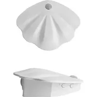 Dopwii Magnetische Nachtlampe, Wandlampe für Schlafzimmer, Flur & Kinderzimmer, 3 Lichtfarben
