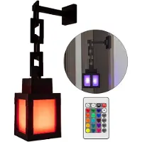 Dopwii Pixel-Laternen-Nachtlicht,16 Farben LED, USB-aufladbar, Wand- und Tischversion, mit Fernbedienung,wiederaufladbar,für Zimmer & Gaming-Raum Dekoration