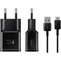 Hakai 1x Ladegerät für Orginal Samsung Netzteil EP-TA200 Schnell Ladegerät + 1x USB-C Ladekabel