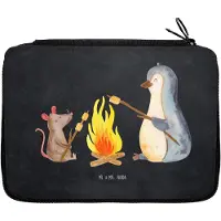 Mr. & Mrs. Panda Mäppchen Pinguin Lagerfeuer - Kreidetafel - Geschenk, Bleistiftetui, Federmappe, Feuer, Schreibmappe, Motivation, Job, Maus, Federtasche, Neustart, Etui