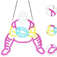 Novzep Baseball Wandlicht Neon – LED Spieler Dekolicht, USB-geeignet, dimmbar, ideal für Sportzimmer, Home Bar und Fan Geschenk