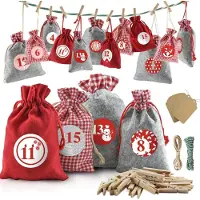Snq Adventskalender zum Befš¹llen Gro?, 24 Adventskalender Selber Befš¹llen, Adventskalender S?ckchen, Weihnachtskalender zum Befš¹llen, Adventskalender zum Befš¹llen Stoff, Adventskalender 2025 Kinder