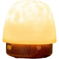 Slyrun Ocean Wave Lampe, Ozeanwellen Nachtlicht mit Bluetooth Lautsprecher, 16 Farben Pilz-LED-Licht mit Fernbedienung für Schlafzimmer und Wohnzimmer