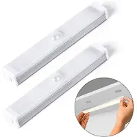 Slyrun LED Nachtlicht mit Magnet, USB aufladbar, Schrankbeleuchtung LED mit Bewegungsmelder, dimmbar, Weiß & Warmweiß