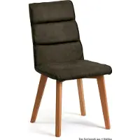 58 aufm Kessel Esszimmerstuhl (4er-Set) Darell 47x92x60 Eiche geölt/Khaki
