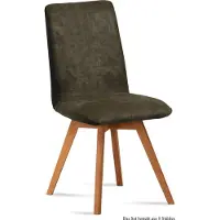 58 aufm Kessel Esszimmerstuhl (8er-Set) Dilga 47x92x60 Schwarz/Khaki