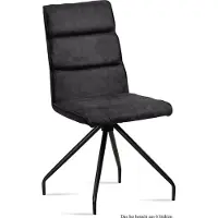 58 aufm Kessel Esszimmerstuhl (6er-Set) Devnet 47x92x60 Schwarz/Anthrazit