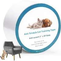 JORMFTTE Anti Kratze Katzen Traning Klebeband, 10cm x 30m Kratzschutz Katze Hund Transparent Selbstklebend Kratzfestes für Sofa, Tür, Tisch, Möbel