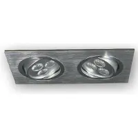 C-Light 2 x 3 W Profi Line LED Einbaustrahler Spot 230 V