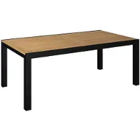 Ambia Garden Gartentisch, Anthrazit, Natur, Holz, Metall, Akazie, massiv, rechteckig, eckig, 200-300x76x110 cm, Gartenmöbel, Gartentische, Gartentische