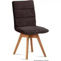 58 aufm Kessel Esszimmerstuhl drehbar (6er-Set) Dorle 47x92x60 Eiche geölt/Espresso