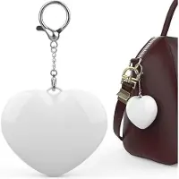 Dopwii LED Handtaschenlampe 2er Set herzförmig, tragbares Taschenlicht mit Sensor & USB Ladefunktion, ideal als Geschenk für Frauen