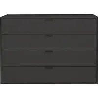 58 aufm Kessel Kommode Erna 119x45x87 Anthrazit matt Lack 14720