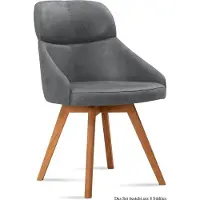 58 aufm Kessel Esszimmerstuhl (8er-Set) Donna 52x82x63 Eiche geölt/Grau