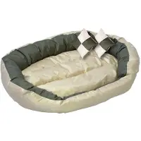 4myBaby GmbH Best For Pets Orthopädisches Hundebett 150x120xcm mit Qualität Deluxe Greeny 5 Große Hundekissen Ortho-Medic VISCO Kissen