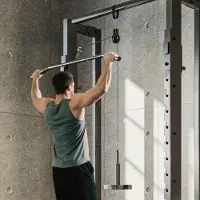 Sweiko Fitness Latzug Gym Fitnesssgeräte Kabelzug Pulley System Arm Krafttraining für Zuhause