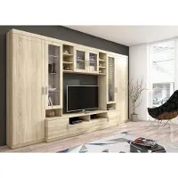 O-sofa Wandschrank London LPM1 Fronten MDF SONOMA EICHE / Korpus Laminat SONOMA EICHE