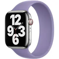 Apple Silikon Solo Loop für Watch | 44/45/46/49 mm - Größe 9 - English Lavender