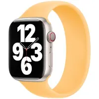 Apple Silikon Solo Loop für Watch | 38/40/41/42 mm - Größe 5 - Sunglow