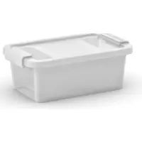 Proregal Mehrzweck Aufbewahrungsbehälter STORAGE mit Deckel | HxBxT 10x26,5x16cm | 3 Liter | Weiß | Behälter, Box, Aufbewahrungsbehälter, Aufbewahrungsbox
