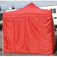 Pártystany-Jiín s.r.o. Faltpavillon 2x2m ALU Standard 4pc volle Seitenwand - Rot