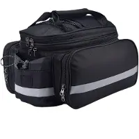 Welikera Fahrradtasche Gepäckträgertasche, 27L Oxford Stoff wasserdicht Fahrradtaschen