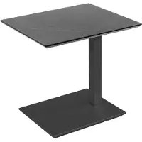 58 aufm Kessel Beistelltisch Cerelia 55x47x54 höhenverstellbar Anthrazit/Marmara Nero 16253