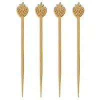 Papstar 1000 Fingerfood - Picker pure 9 cm Strawberry