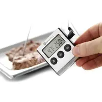 Hendi Bratenthermometer Mit Timer Edelstahl