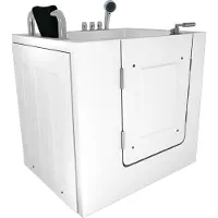 SeniorBad GmbH Sitzbadewanne Senioren Sitzwanne mit Tür S02-TH-C-L 100x78cm