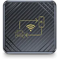 Novzep CarPlay Wireless Adapter, 2 in 1 Kabellose CarPlay Dongle Box für Apple- und Android-Telefone, CarPlay Android Auto Plug Play, geringe Verzögerung
