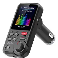 Welikera BT93 Bluetooth FM Transmitter Auto mit MP3 Player, Mikrofon, 1,8" Display & QC3.0 Ladegerät
