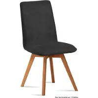 58 aufm Kessel Esszimmerstuhl (2er-Set) Dilga 47x92x60 Schwarz/Anthrazit