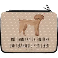 Mr. & Mrs. Panda Mäppchen Hund Dogge - Hundeglück - Geschenk, Niedlich, Bleistiftetui, Federmappe, Herz, Schlampermäppchen, Federtasche, Süß, Stifteetui, Sprüche, Etui