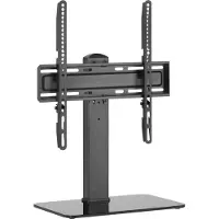 Champion TV-Tischständer für 32-55 Zoll Fernseher, bis 40 kg, verstellbar, neigbar, höhenverstellbar, Kabelmanagement