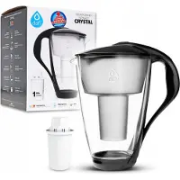 Dafi Kristall Led Glas Kanne 2L + 1 Nachfüllung
