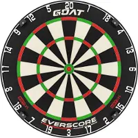 GOAT - Everscore NXT LVL Dartscheibe, Ultradünnem Draht, Dartscheibe Steeldart
