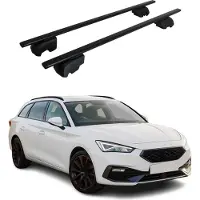 Omac Dachträger Grundtäger für Cupra Leon Sportstourer 2020-2025 75kg Metall Schwarz