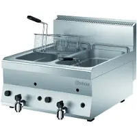 Bartscher Gas-Fritteuse 650, 2x8L, TG