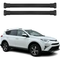 Omtec Dachträger Grundtäger für Toyota RAV4 XA40 2012-2015 75kg Alu Schwarz 2 tlg