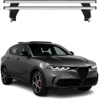 Menabo Dachträger Grundtäger für Alfa Romeo Tonale 965 2023-2025 Alu Silber 2tlg