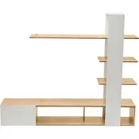 Xdovet Wohnwand mit TV-Schrank Wohnzimmermöbel-Set TV Wohnwand Set Wohnzimmermöbel-Set 180 x 33,5 x 151,5 cm für Fernseher unter 60 Zoll