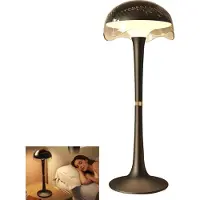 Dopwii Tischlampe Kabellos, LED Tischlampe Akku mit 2700K-6000K & 8 Farben, Akku Tischleuchte, LED Tischleuchte Kabellos Nachttischlampe Touch Dimmbar