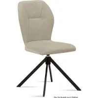 58 aufm Kessel Esszimmerstuhl drehbar (6er-Set) Denyse 51x92x60 Schwarz/Natur