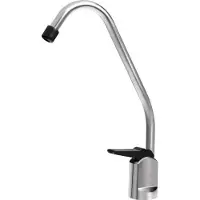 Fokelyi 100 % bleifreier Wasserfilterhahn für die meisten Umkehrosmose- und Wasserfiltersysteme, ohne Luftspalt, Chromoberfläche, für Trinkwasser