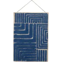 Bloomingville Velva Wanddekoration blau