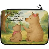 Mr. & Mrs. Panda Etui Bär Kind Design - Weiß - Geschenk, Vorbild, Mäppchen, Schlampermäppchen, Bleistiftetui, Muttertag, Federmappe, Mama, Federmäppchen, Mutter