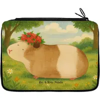 Mr. & Mrs. Panda Stiftemappe Meerschweinchen Weisheit Design - Weiß - Geschenk, Federmappe, Mäppchen, Spruch, Wunder, Motivation, Etui, Schlampermäppchen, Lustige Sprüche