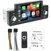 Welikera 5 Zoll Touchscreen Bildschirm Bluetooth, USB, SD, 1 DIN Autoradio